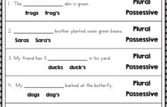 Printable Worksheets For 3rd Grade Grammar Learning How To Read