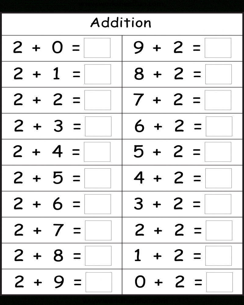 0 Addition Worksheets Math Worksheets Printable