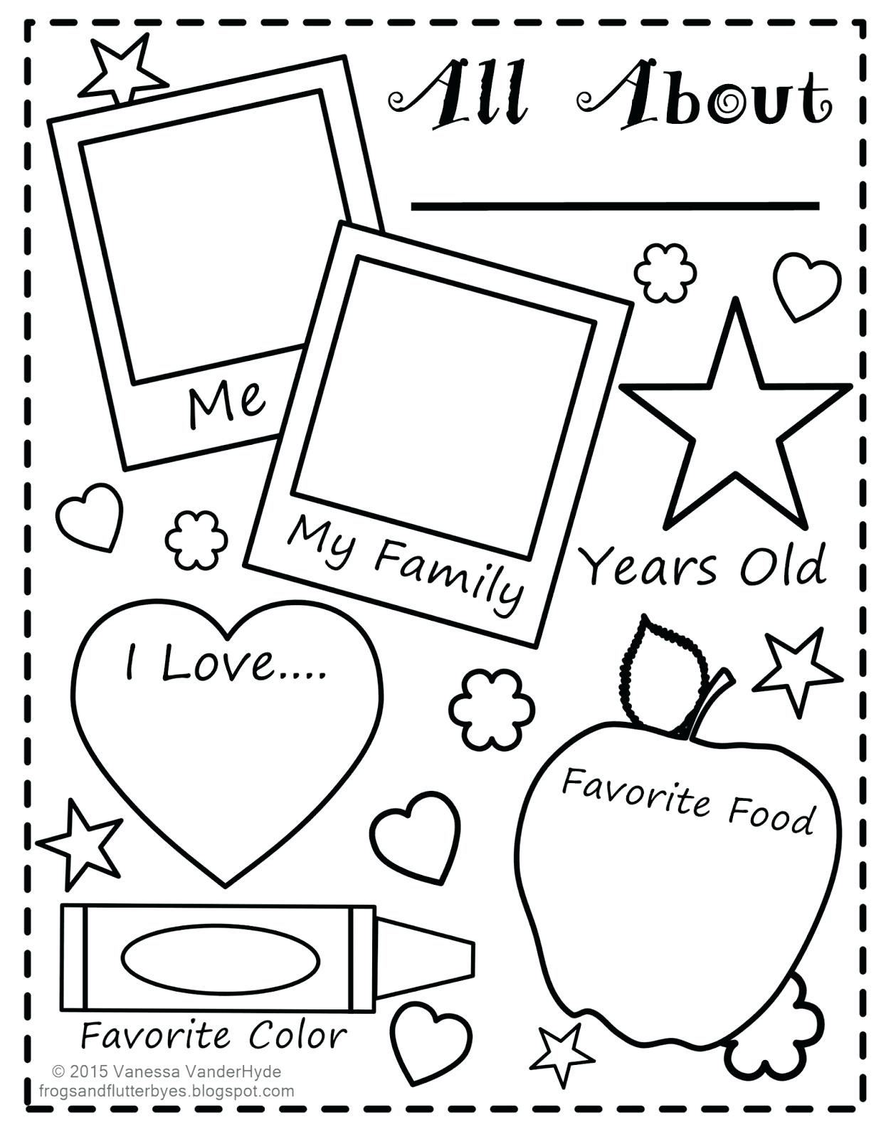 All About Me Free Printable Worksheets Printable Worksheets