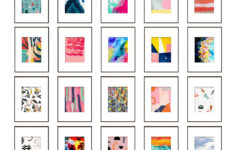 20 Free Abstract Art Printables For Your Gallery Walls Little Gold Pixel