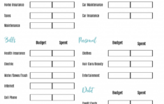 Printable Budget Worksheets 6 FREE Templates For Beginners Budgeting