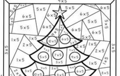 Christmas Color By Number Multiplication Christmas Multiplication