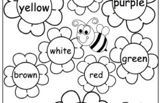 Flower Color Words Worksheet Made By Teachers