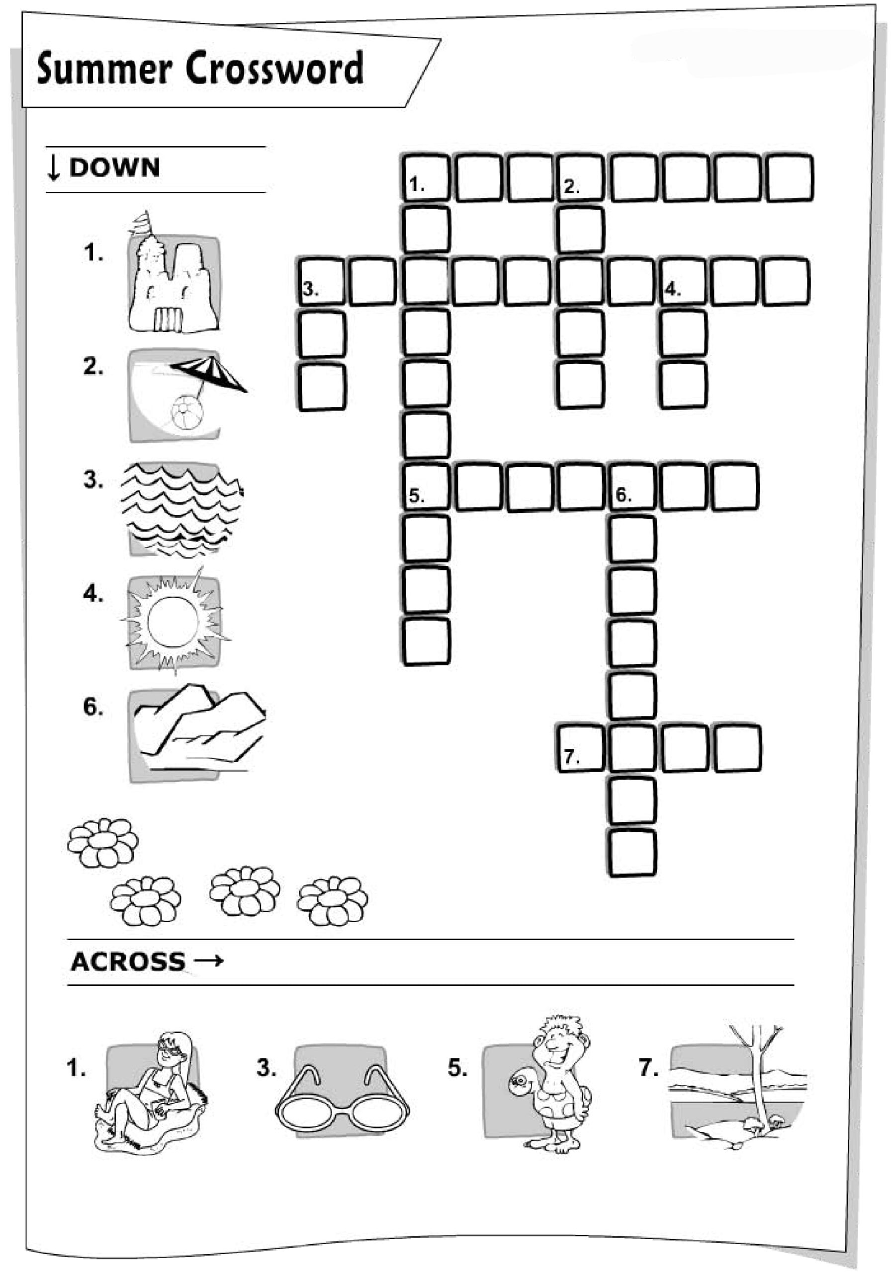 Summer Worksheets Best Coloring Pages For Kids