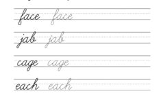 Cursive Writing Sentences Worksheets Pdf Writing Worksheets Free Download