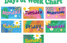 7 Best Printable Days Of The Week Chart Printablee