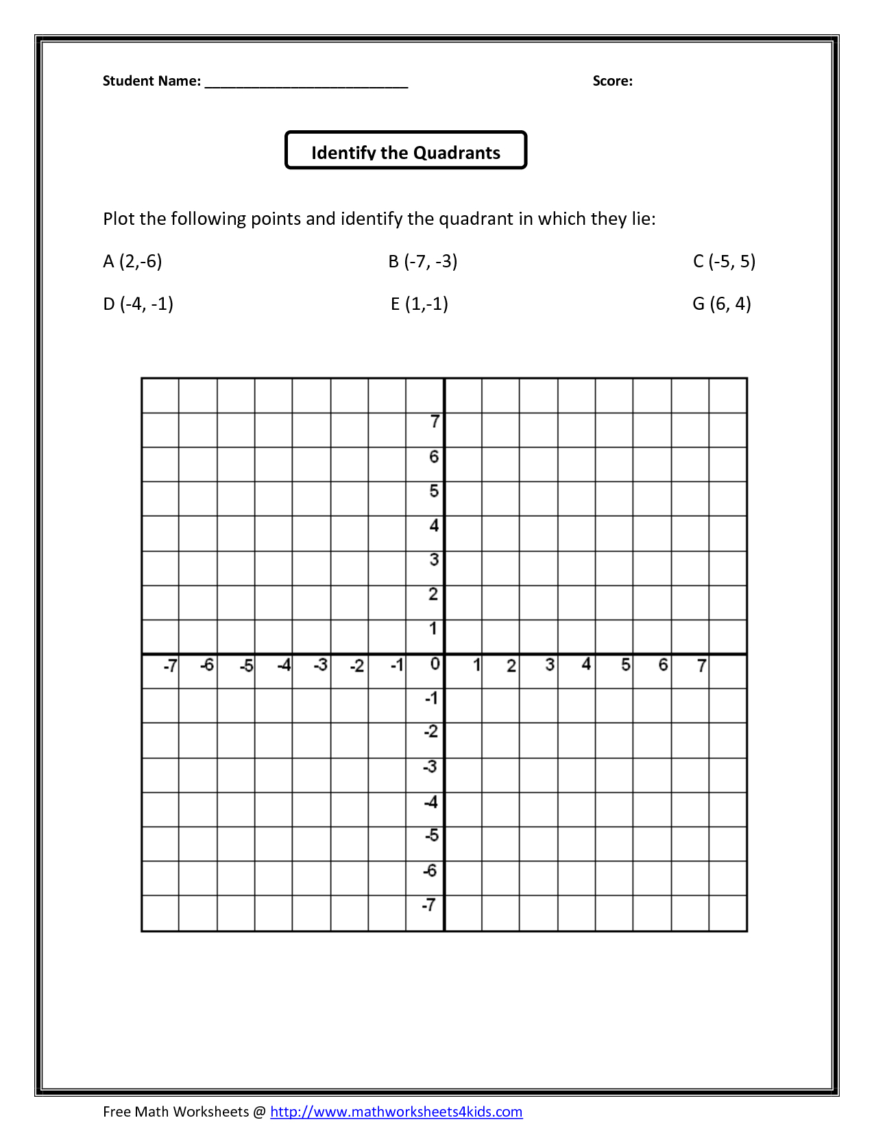 Math Coordinates Worksheets Worksheets For Coordinate Grid And Free 
