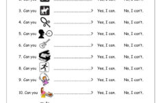 Speaking Worksheet Can You English ESL Worksheets For Distance