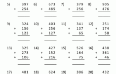 Learn And Practice Addition With This Printable 3Rd Grade Elementary