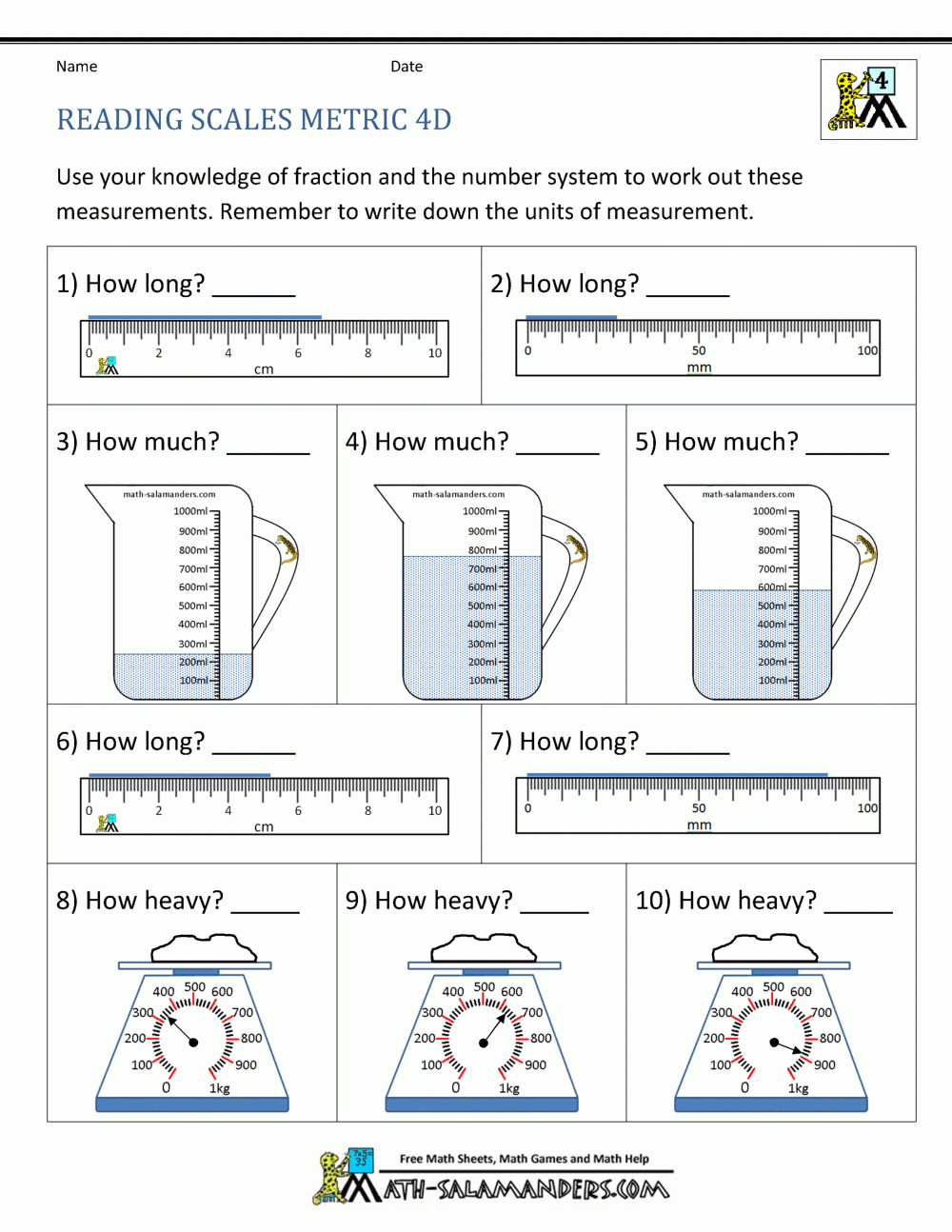 Free Printable 4th Grade Worksheets Printable Worksheets