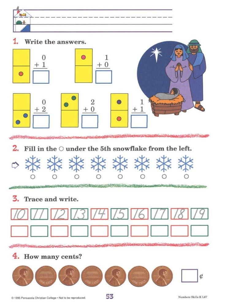 Preschooler Free Printable Abeka Worksheets Learning How To Read