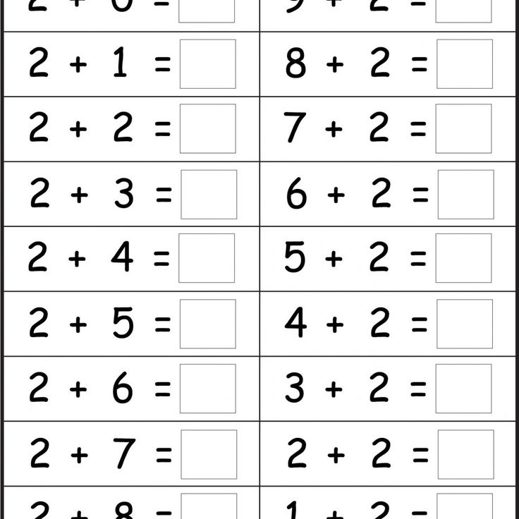 Addition Worksheets For Kindergarten Math matiques