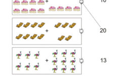 Kindergarten Addition With Sum Up To 20 Worksheets