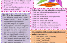 Friendship Worksheet Free ESL Printable Worksheets Made By Teachers