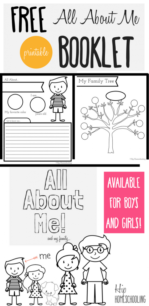 All About Me Worksheet A Printable Book For Elementary Kids