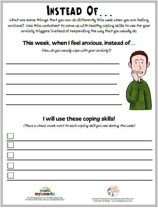 Free Printable Anxiety Worksheets Printable Worksheets
