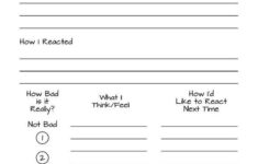 Printable Anxiety Worksheets