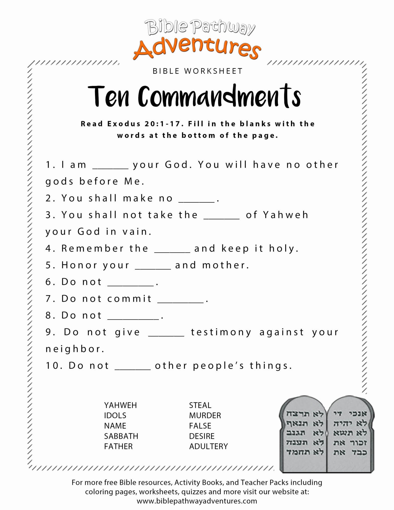 Free Printable Bible Lessons For Youth Pdf Printable Worksheets
