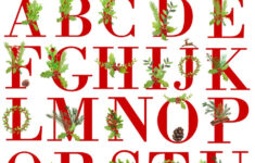 Christmas Alphabet Printables On Sutton Place