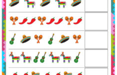 Cinco De Mayo Patterns View Patterns Worksheet For First Grade