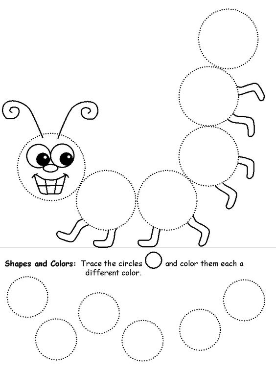 Learning Shapes Circle Worksheets And Coloring Pages circles shapes 