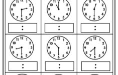 Preschool Printable Clock Worksheets For Kindergarten Thekidsworksheet