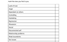 Codependency Worksheets 7 OptimistMinds