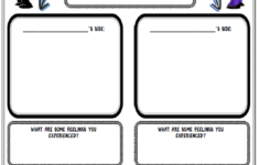 Conflict Resolution Worksheet For Students Promotiontablecovers