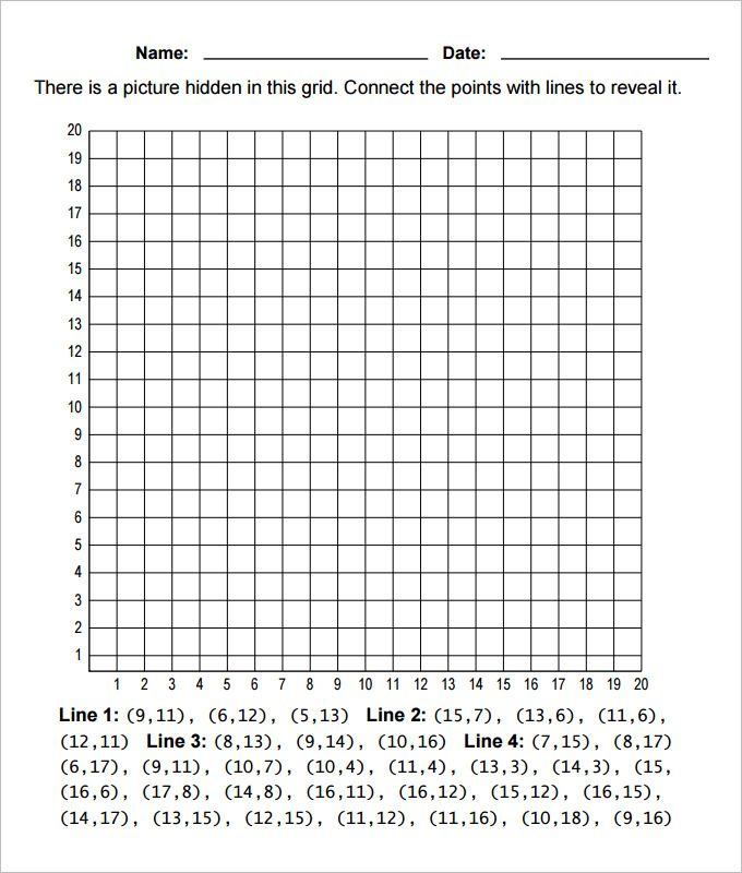 free-printable-coordinate-graphing-pictures-worksheets-printable