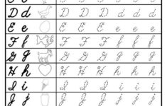 Cursive Handwriting Practice Worksheet Maker Download Printable