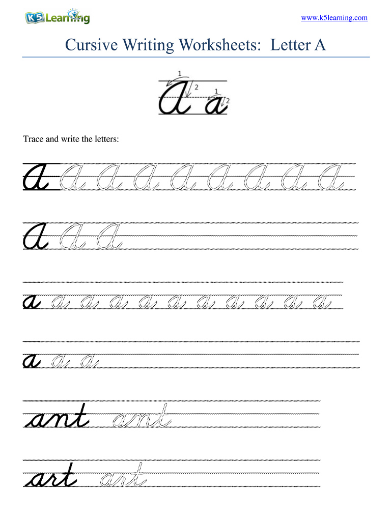 Basic Cursive Writing Worksheets Pdf Writing Worksheets Free Download