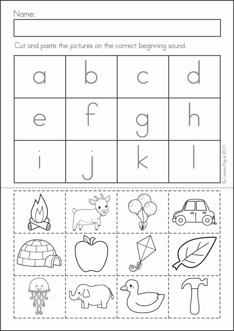 Free Printable Cut And Paste Worksheets For Second Grade Printable 