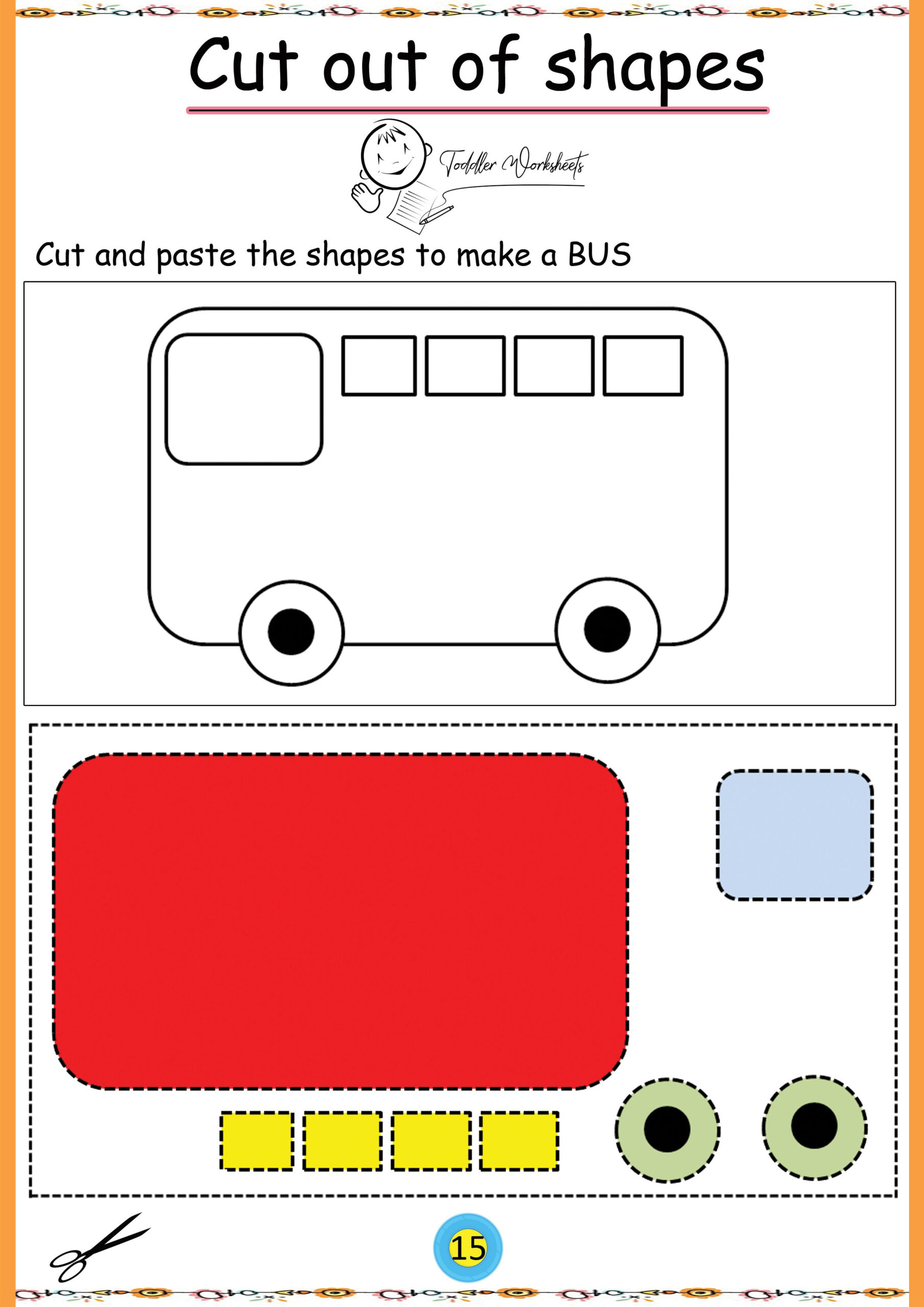 Free Printable Cutting Shapes Worksheets Printable Worksheets