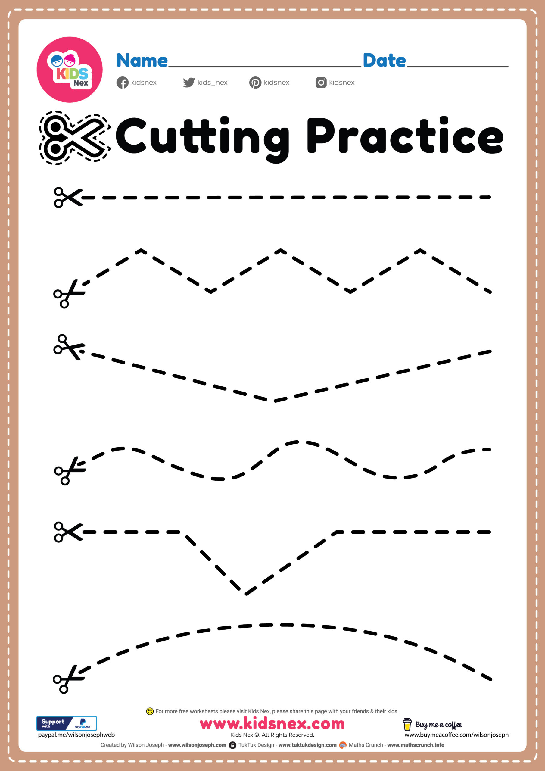 Free Printable Cutting Worksheets Printable Worksheets