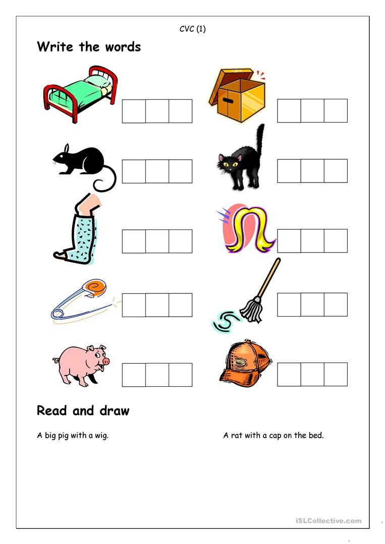 Free Printable Cvc Sentences Worksheets Printable Worksheets