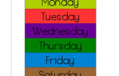 FREE Printable Days Of The Week Workbook And Poster The Resources Of