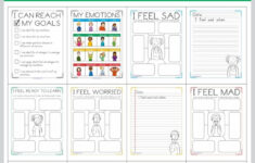 This Comprehensive Set Of Emotional Regulation Worksheets Includes 4