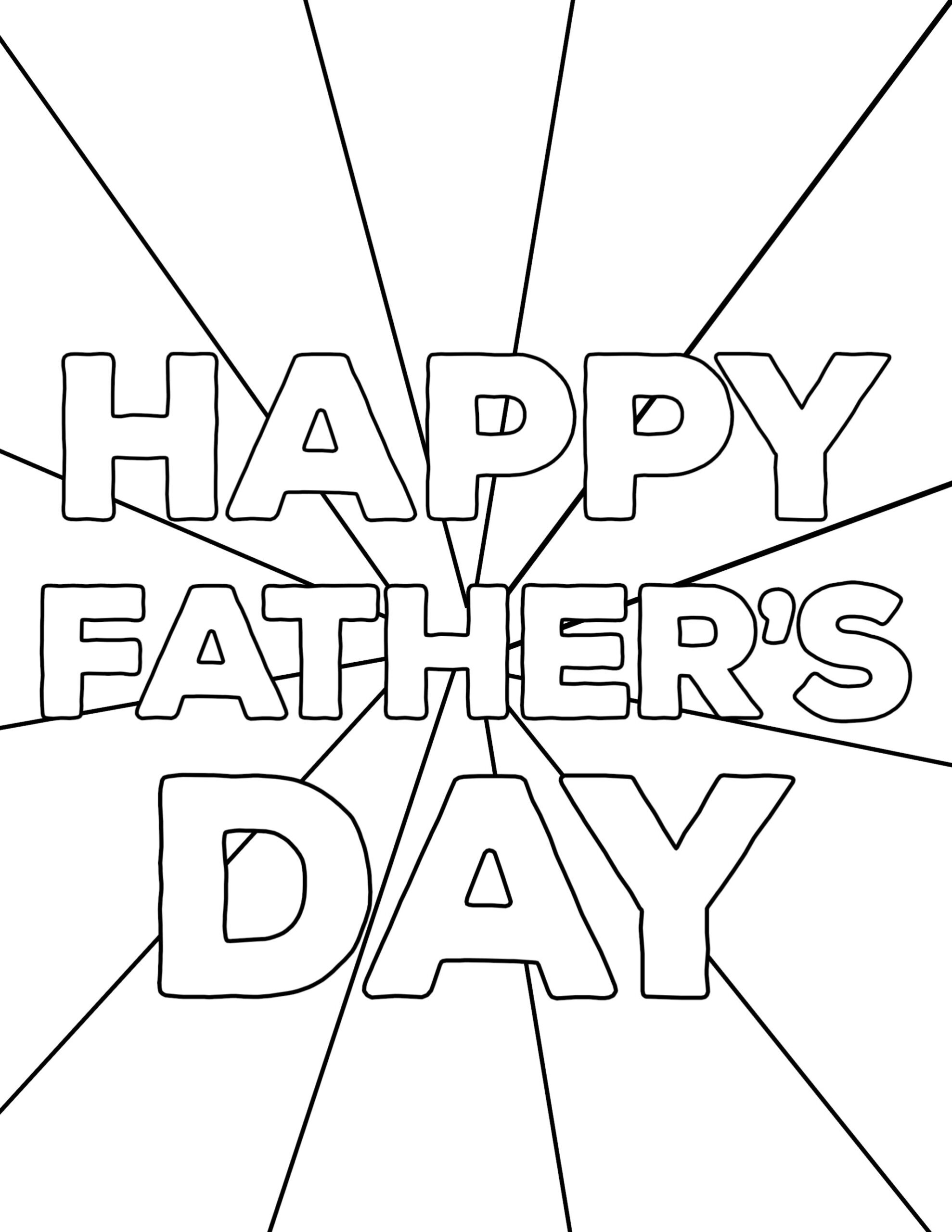 Free Printable Fathers Day Worksheets