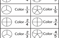 Color The Fraction 4 Worksheets R gle Orthographique Math