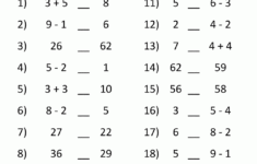 Greater Than Less Than Worksheet Comparing Numbers To 100