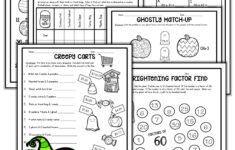 Free Halloween Math Worksheets For High School AlphabetWorksheetsFree