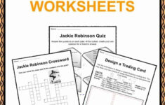 Jackie Robinson Facts Worksheets KidsKonnect