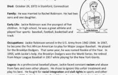 Free Jackie Robinson Bio For Kids Printable Yahoo Image Search