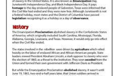 Juneteenth Worksheet Juneteenth Word Search And Vocabulary Worksheet