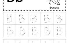 Free Letter B Tracing Worksheets