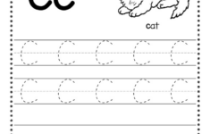 Free Letter C Tracing Worksheets