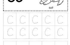 Free Letter C Tracing Worksheets