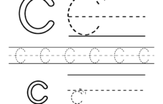 Free Letter C Alphabet Learning Worksheet For Preschool