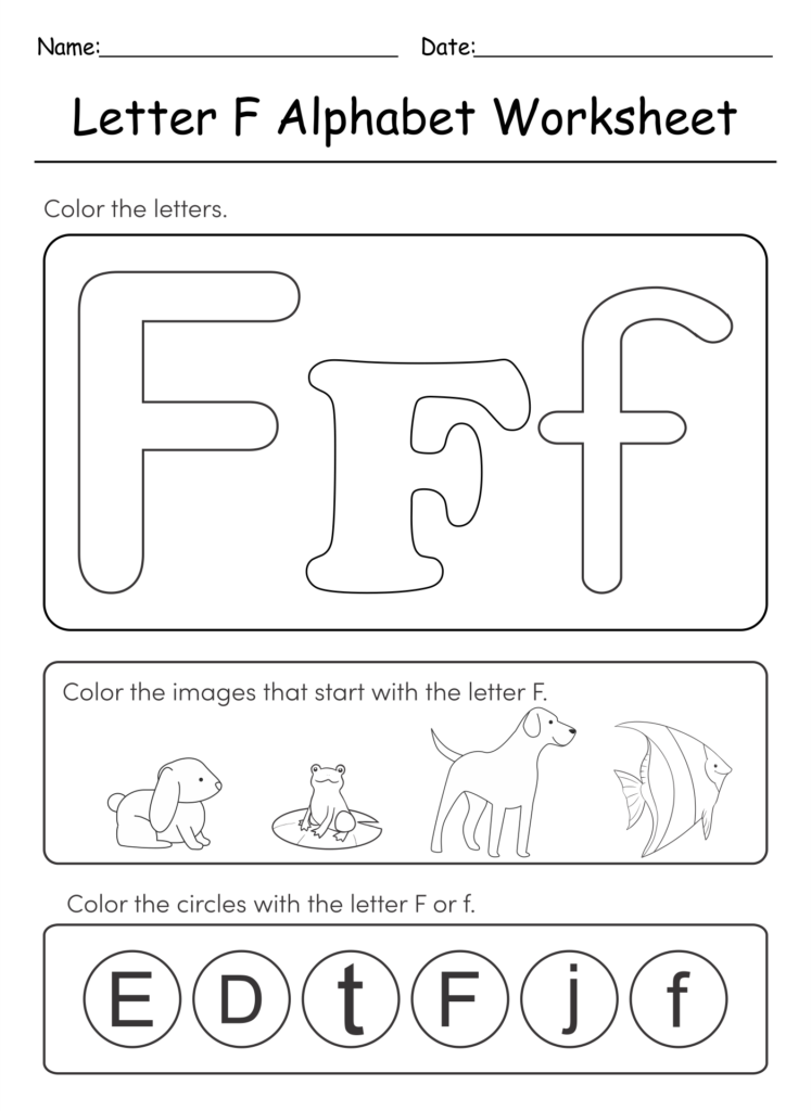 Free Printable Letter F Tracing Worksheets Printable Worksheets