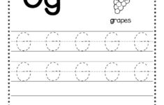 Free Letter G Tracing Worksheets